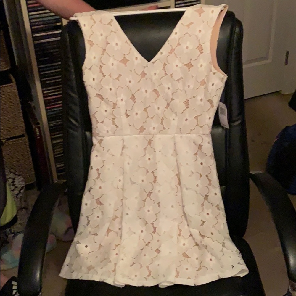 White flower dress